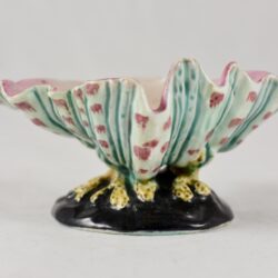 Early Wedgwood Majolica Shell & Coral Open Salt Cellar - SOLD